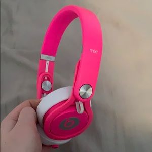 Beats Pink Mixr Headphones
